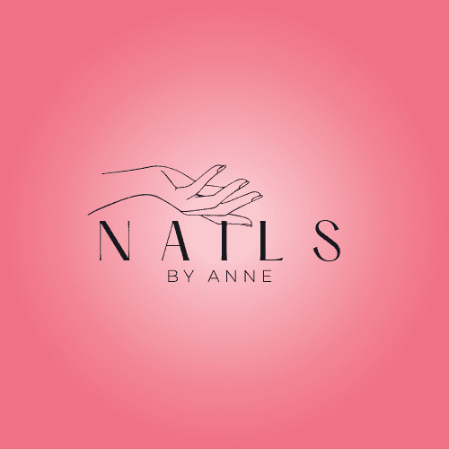 Pink Simple Nail Studio Logo